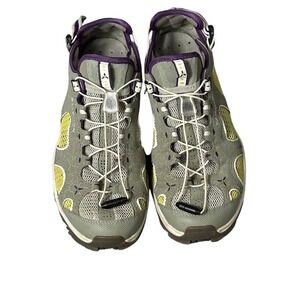 Salomon Techamphibian 3 Womens Water Shoes Grey Lime Purple 128511 Size 7